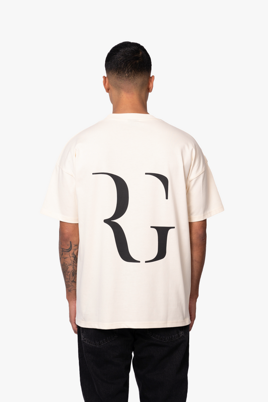 INITIALS T-SHIRT | BEIGE