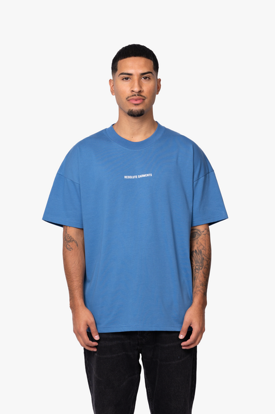 INITIALS T-SHIRT | BLUE