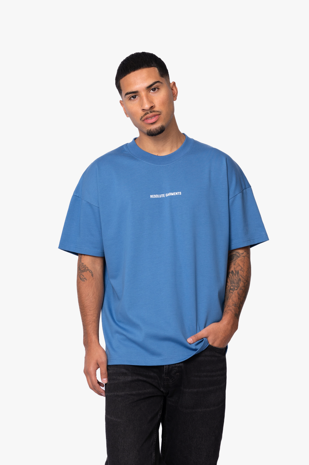 INITIALS T-SHIRT | BLUE