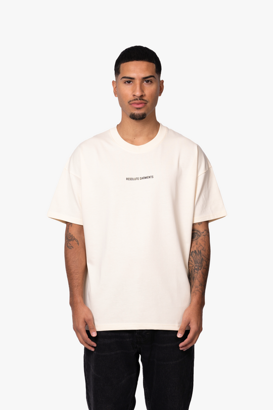 INITIALS T-SHIRT | BEIGE