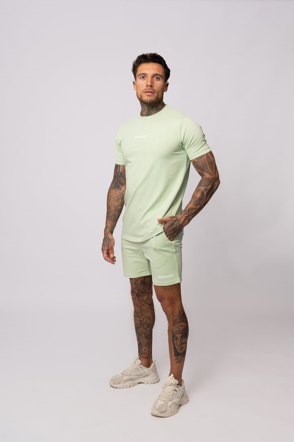 TWINSET | PASTEL GREEN / WHITE