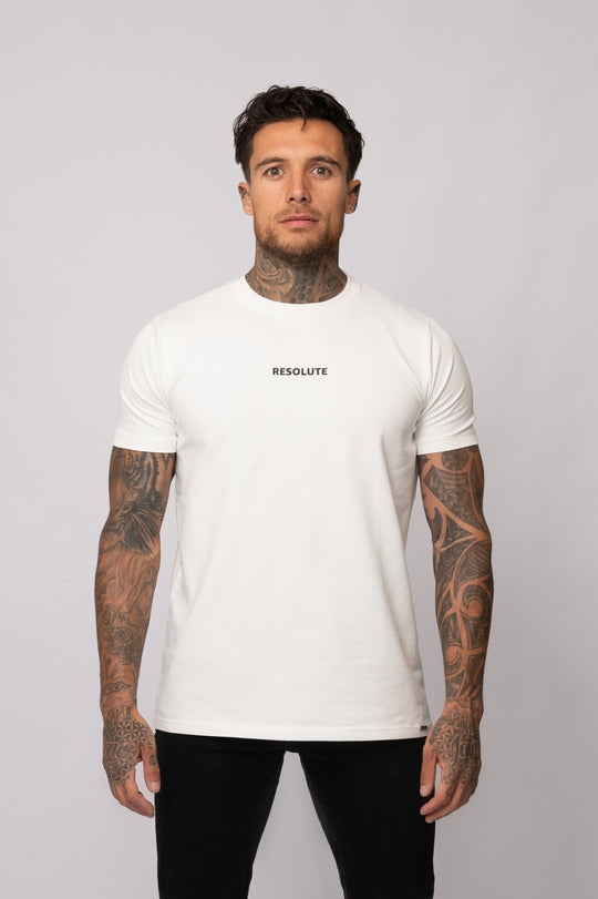 ICONIC CREST T-SHIRT | WHITE / BLACK