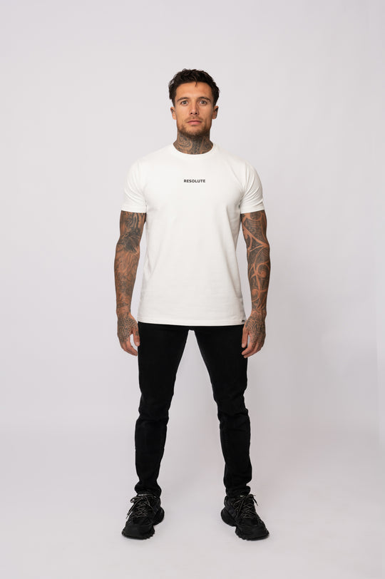 ICONIC CREST T-SHIRT | WHITE / BLACK