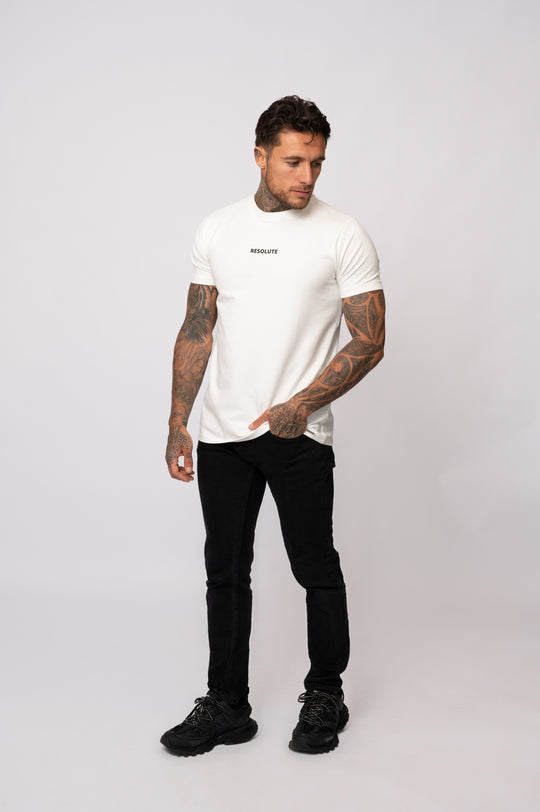 ICONIC CREST T-SHIRT | WHITE / BLACK