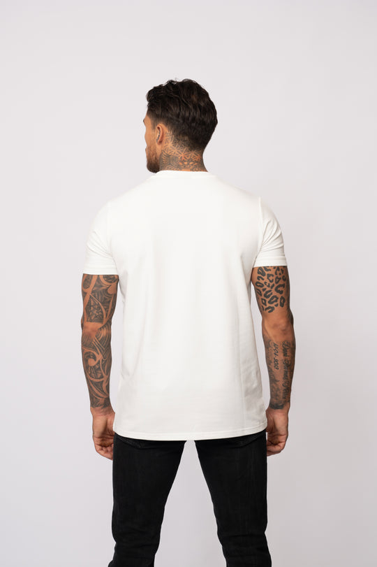 ICONIC CREST T-SHIRT | WHITE / BLACK