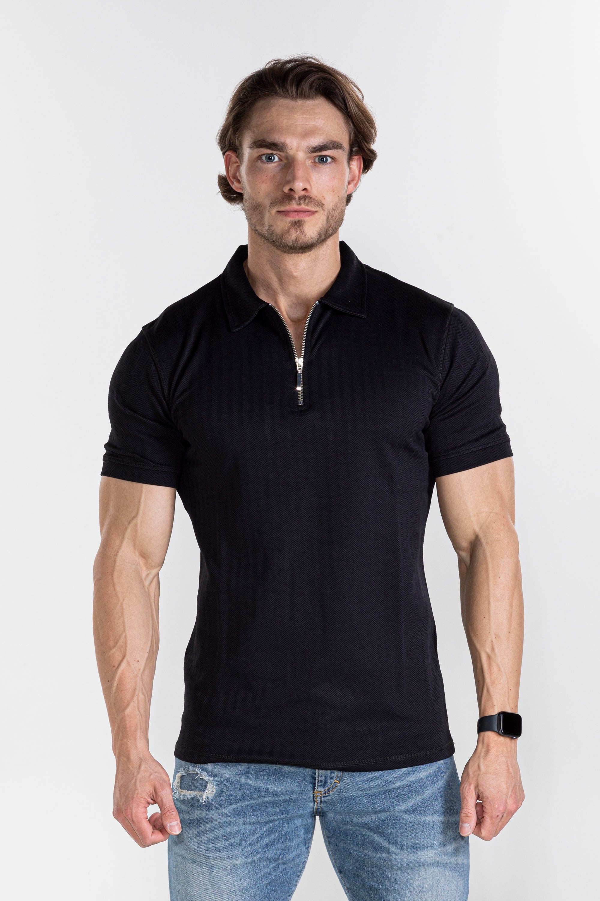 PREMIUM GARMENTS POLO | BLACK – RESOLUTE GARMENTS