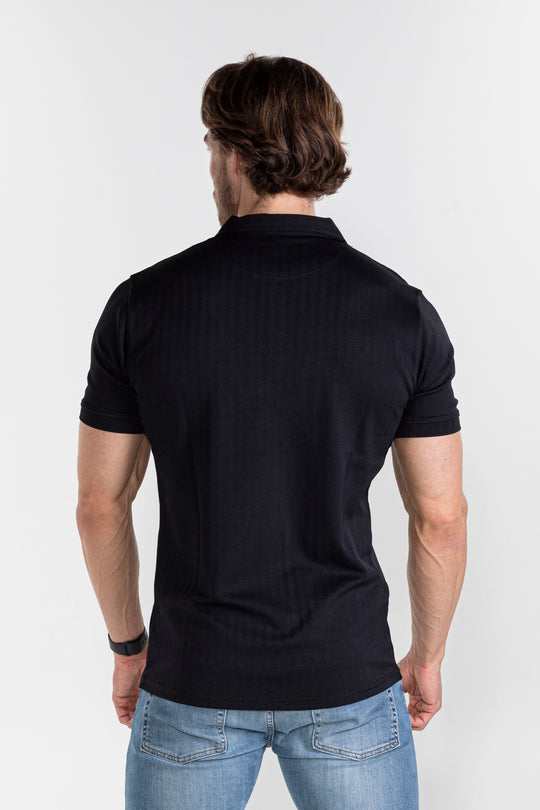 PREMIUM GARMENTS POLO | BLACK