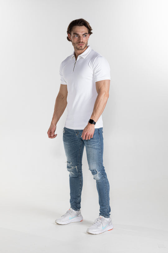 PREMIUM GARMENTS POLO | WHITE