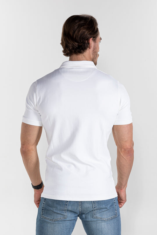 PREMIUM GARMENTS POLO | WHITE